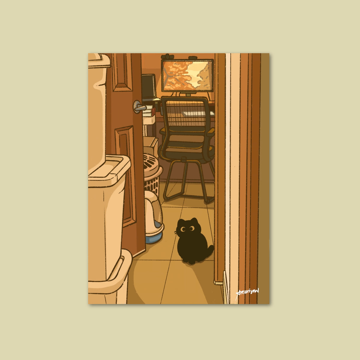 Luna in The Doorway