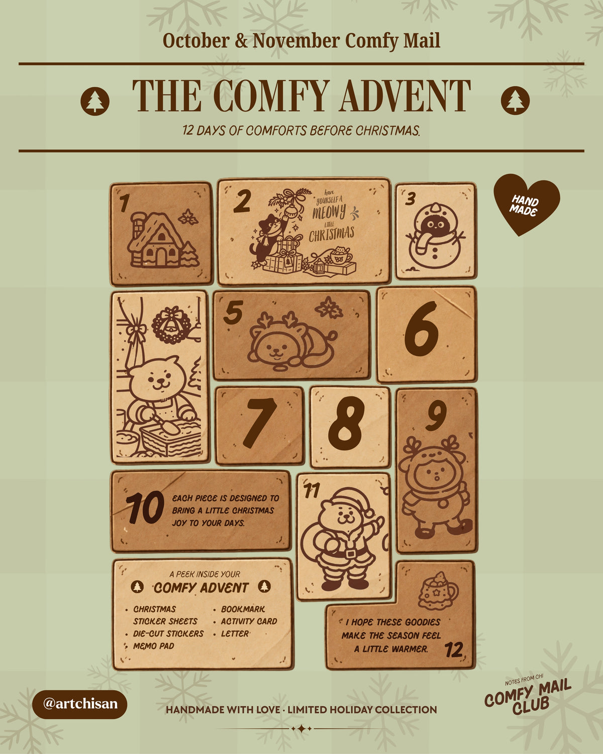 The Comfy Advent (Oct & Nov Mail)